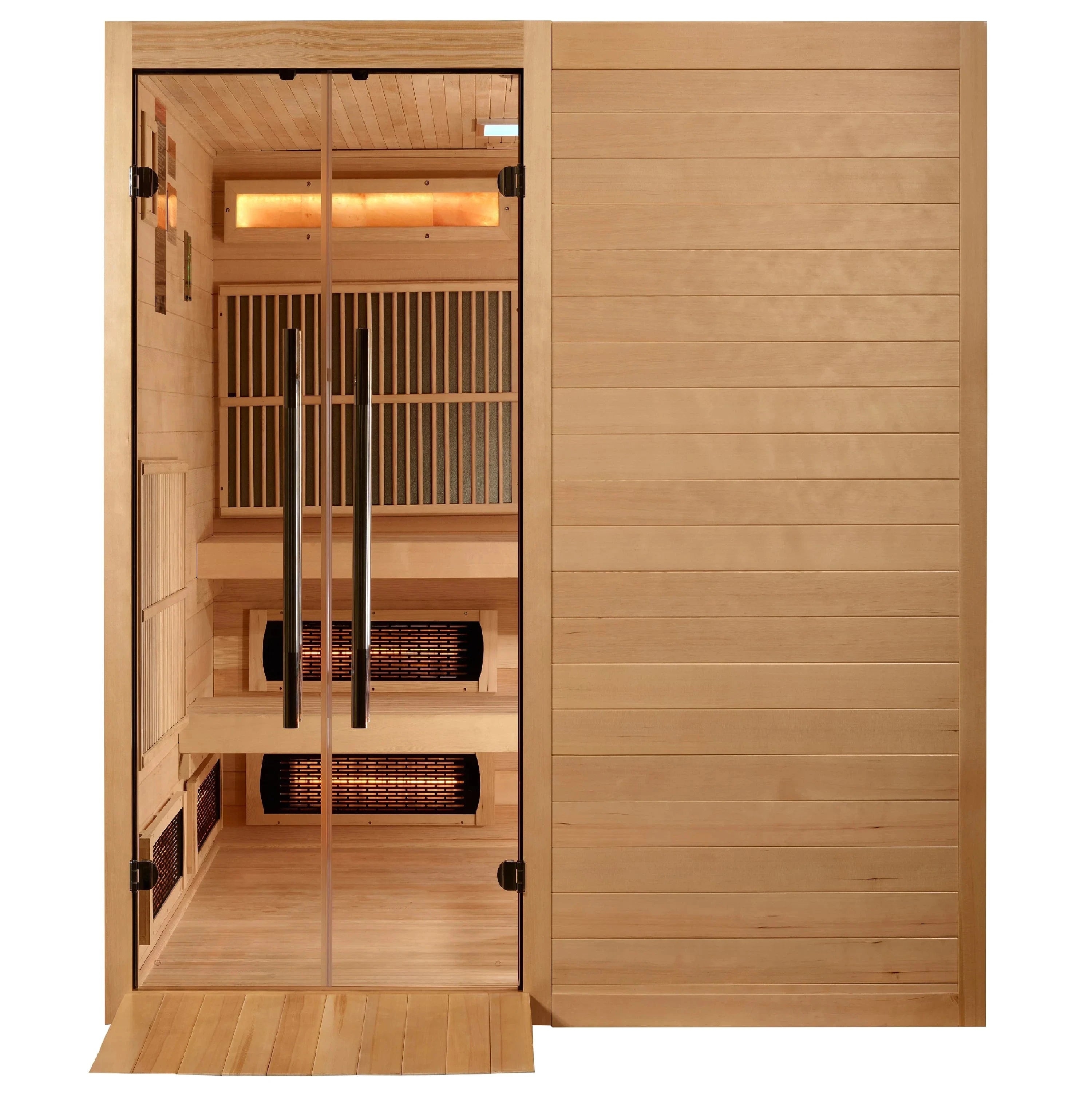 Golden Designs Sauna Golden Designs 2025 Toledo GDI-8360-01 6 Person Hybrid Indoor Sauna.