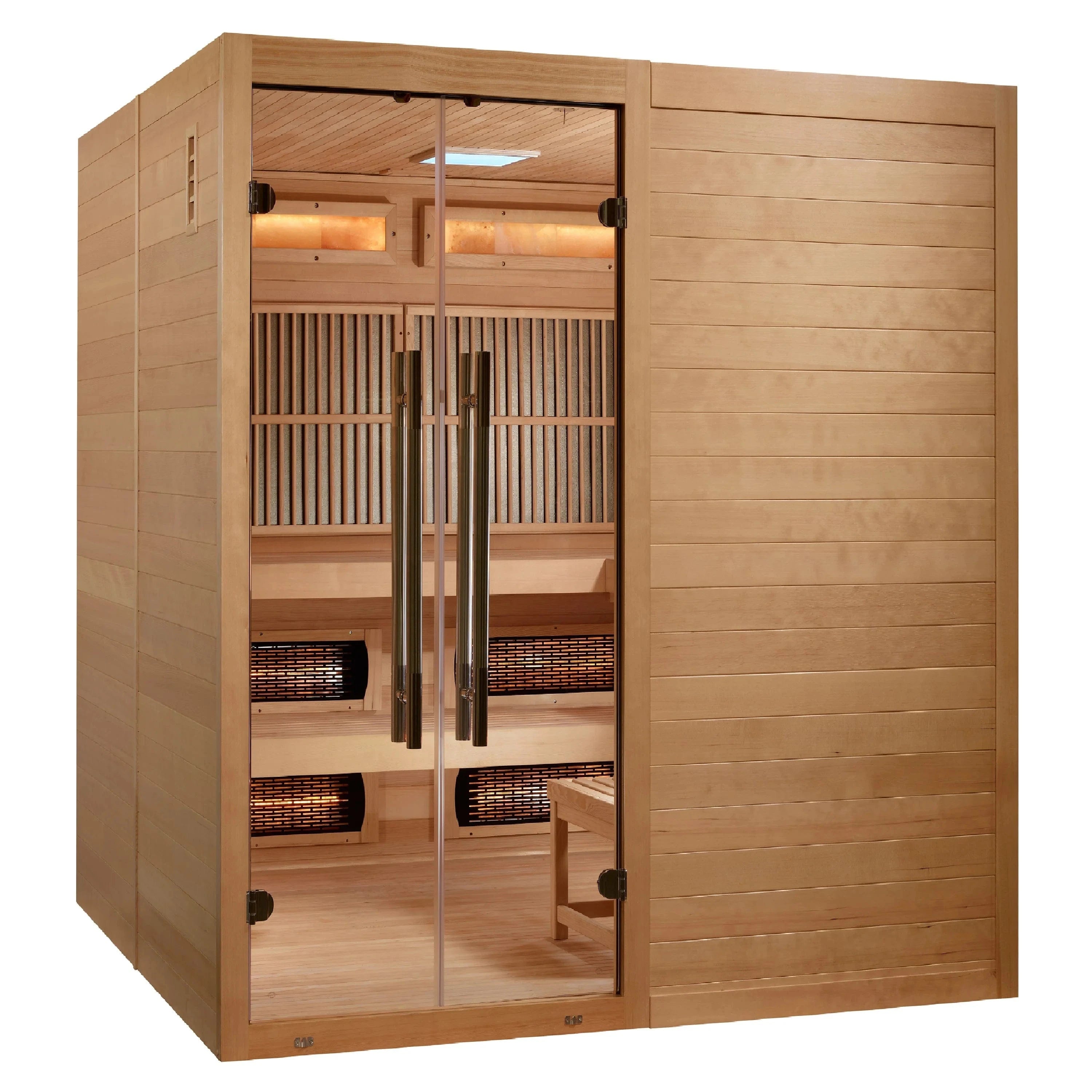 Golden Designs Sauna Golden Designs 2025 Toledo GDI-8360-01 6 Person Hybrid Indoor Sauna.
