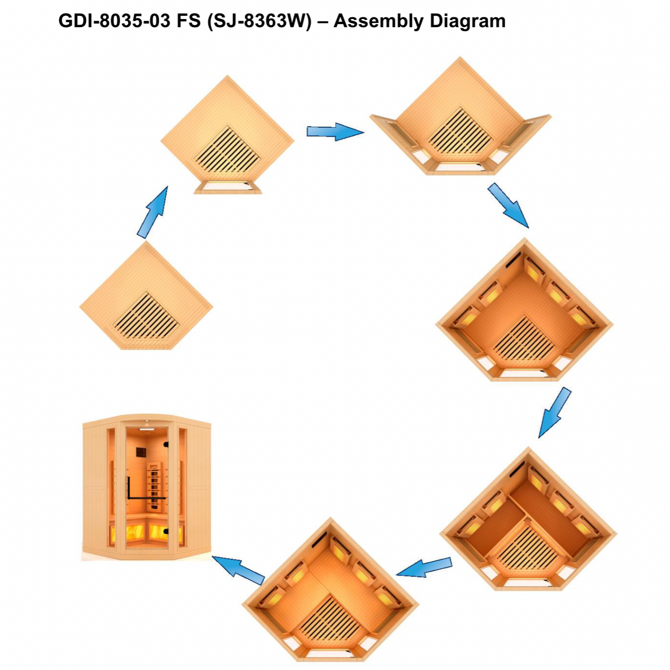 Golden Designs Sauna Golden Designs 3-Person Corner 2025 Reserve Edition GDI-8035-03 Full Spectrum with Himalayan Salt Bar