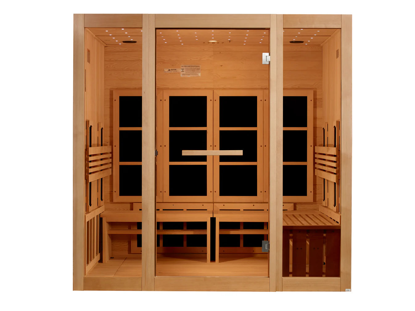 Golden Designs Sauna Golden Designs 8 Person Full Spectrum Near Zero EMF FAR IR Sauna GDI-6880-03 FS