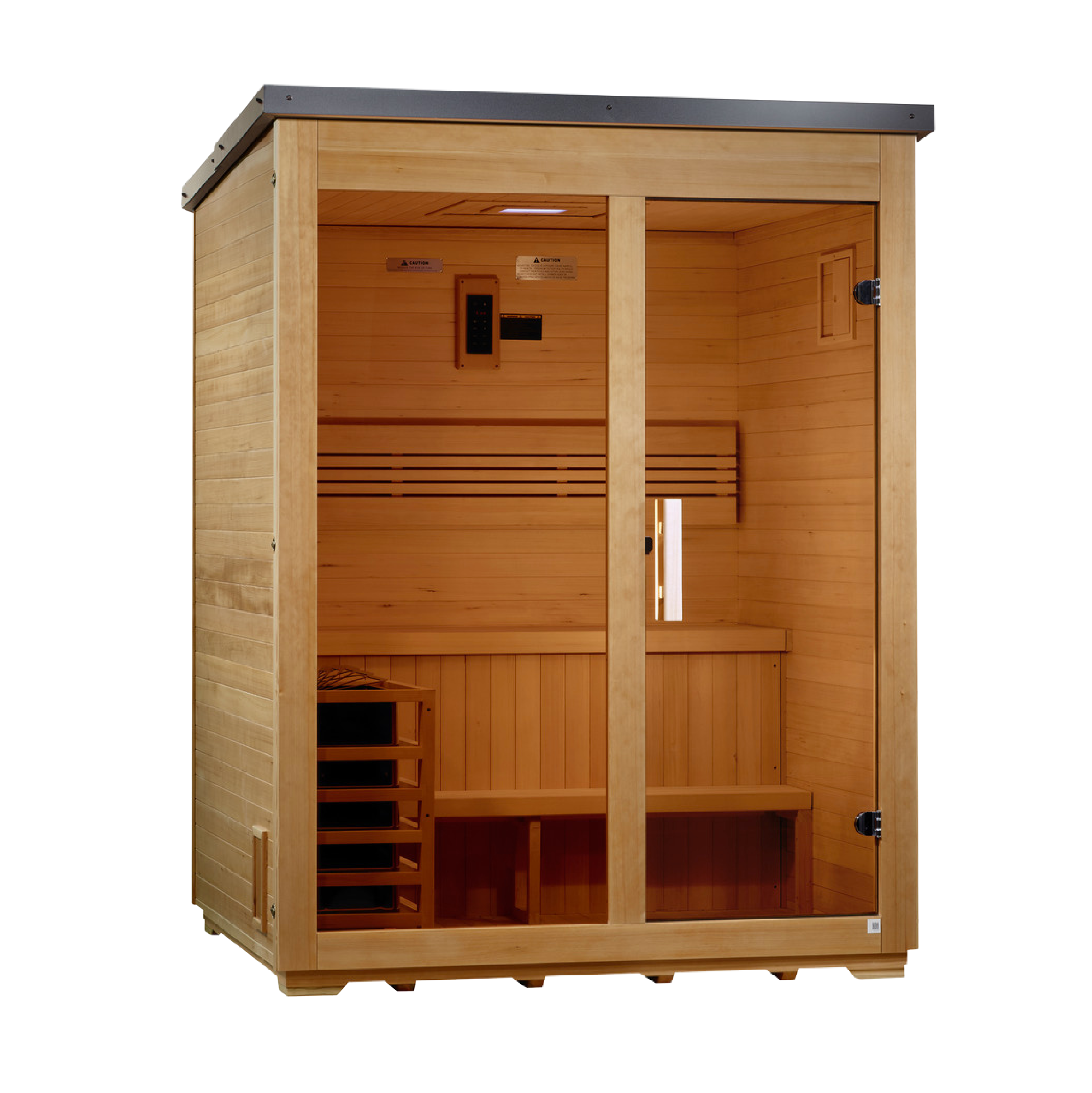 Golden Designs Sauna Golden Designs "Arlberg" 3 Person Traditional Outdoor Sauna GDI-8103-01