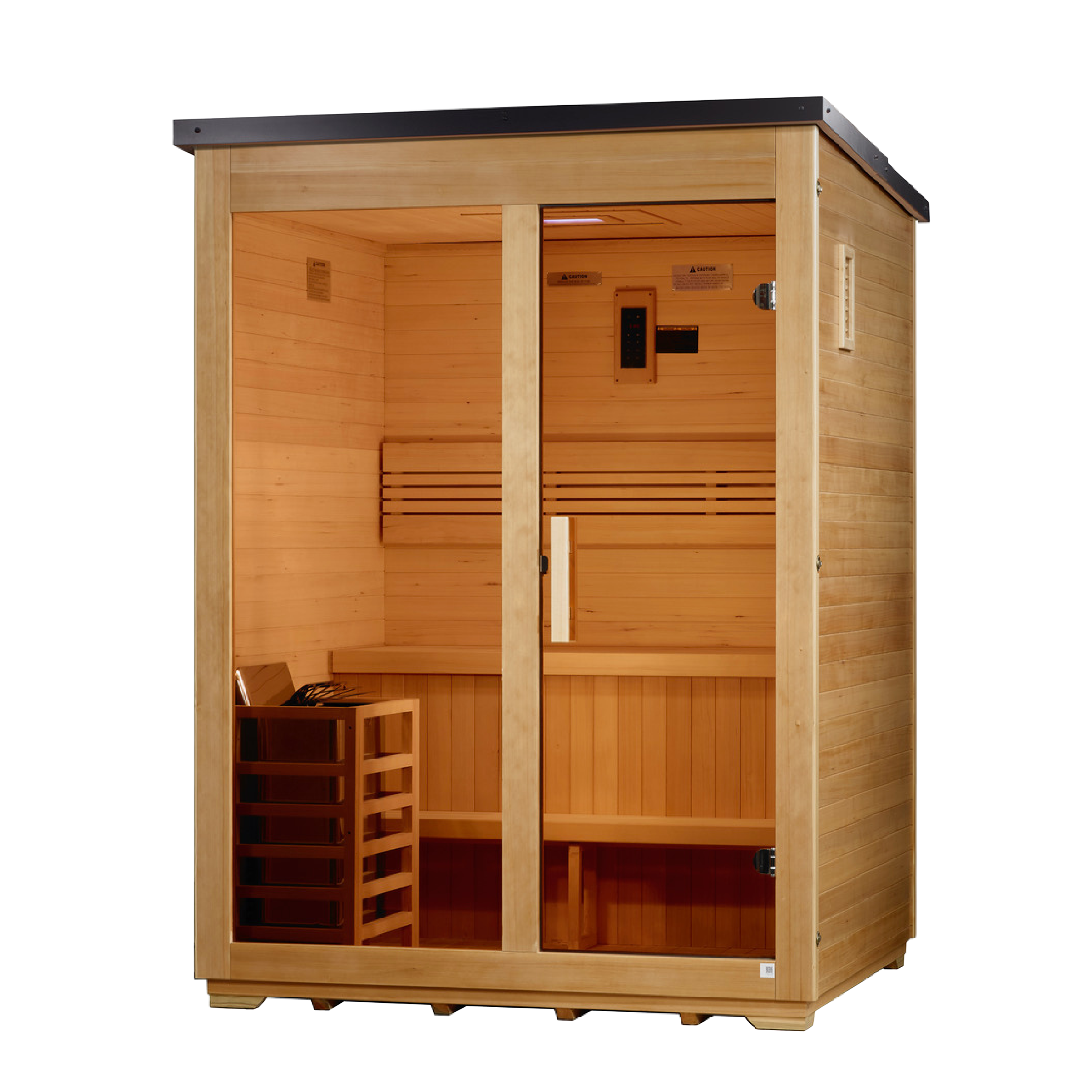 Golden Designs Sauna Golden Designs "Arlberg" 3 Person Traditional Outdoor Sauna GDI-8103-01