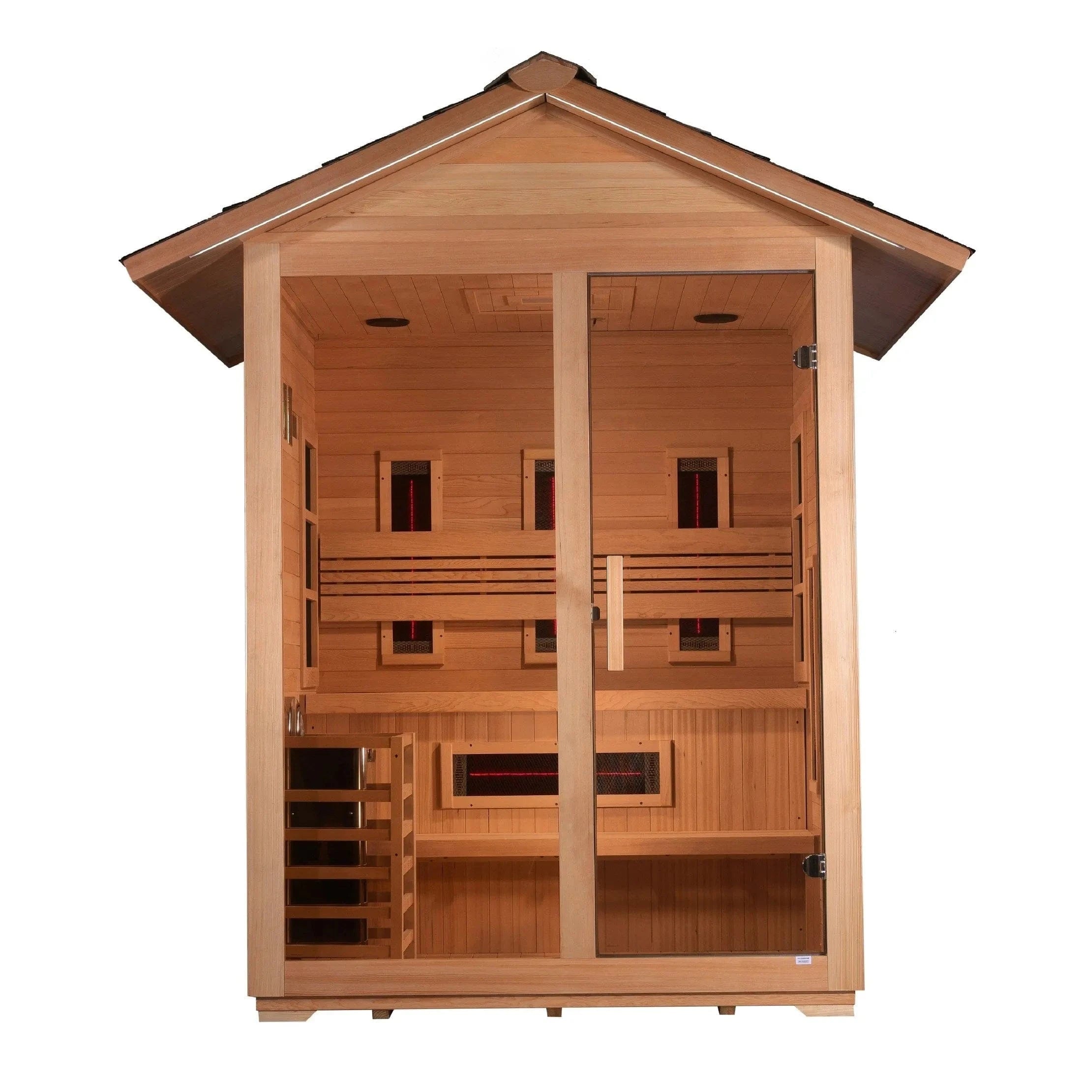 Golden Designs Sauna Golden Designs "Carinthia" 3 Person Hybrid Outdoor Sauna GDI-8123-01