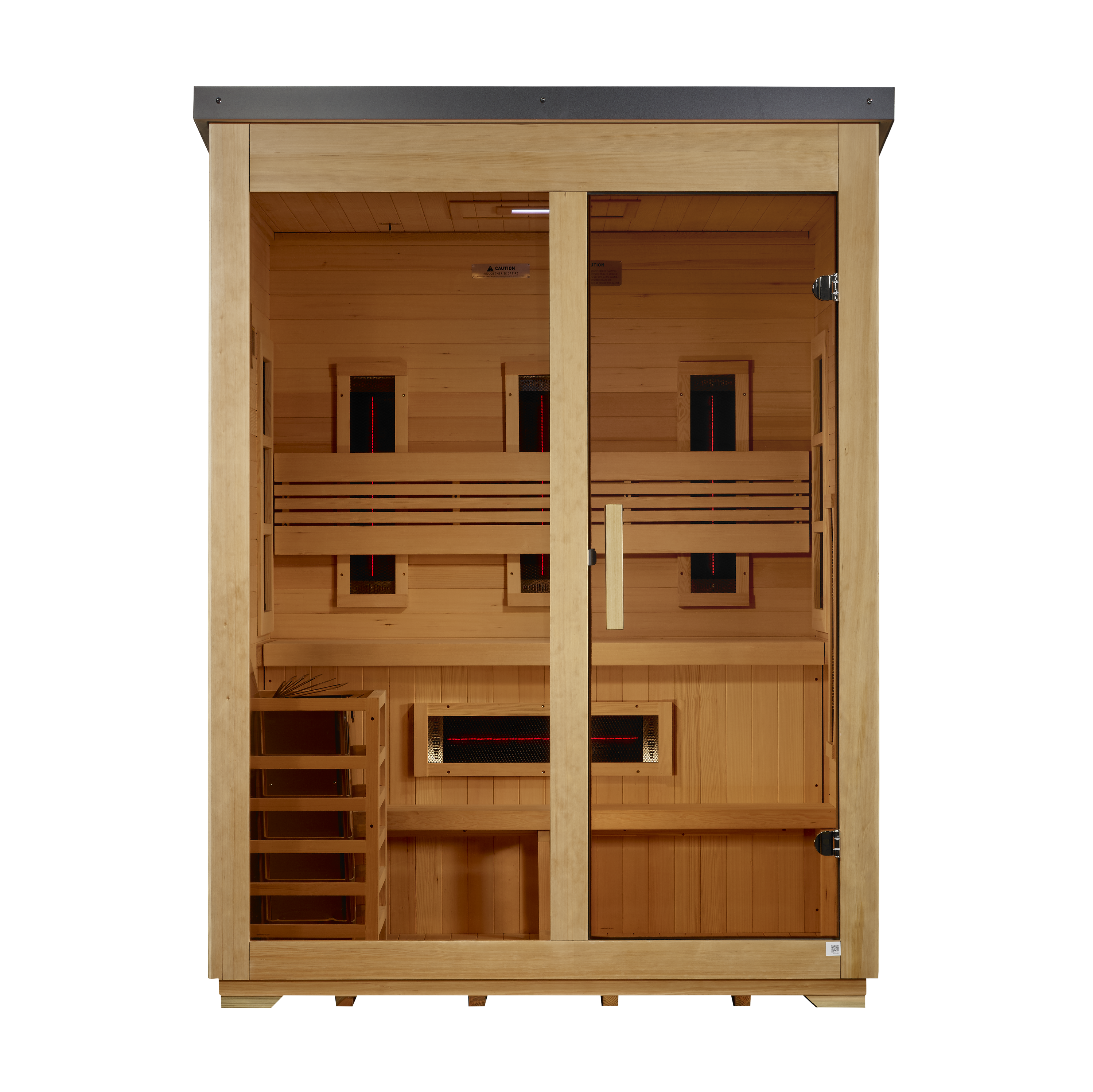 Golden Designs Sauna Golden Designs "Carinthia" 3 Person Hybrid Outdoor Sauna GDI-8123-01