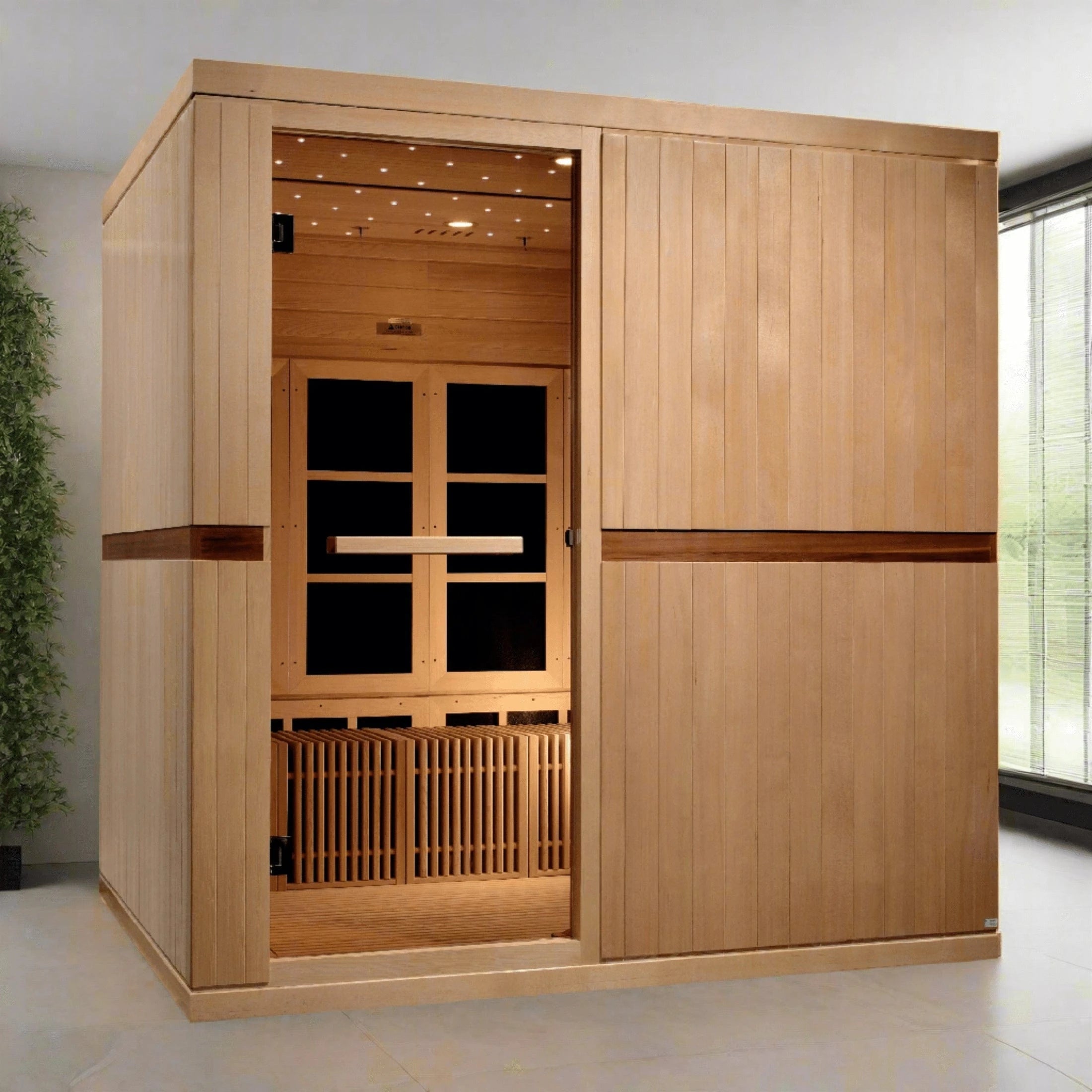 Golden Designs Sauna Golden Designs Catalonia 8-person Full Spectrum Near Zero EMF FAR Infrared ADA Sauna GDI-6880-02