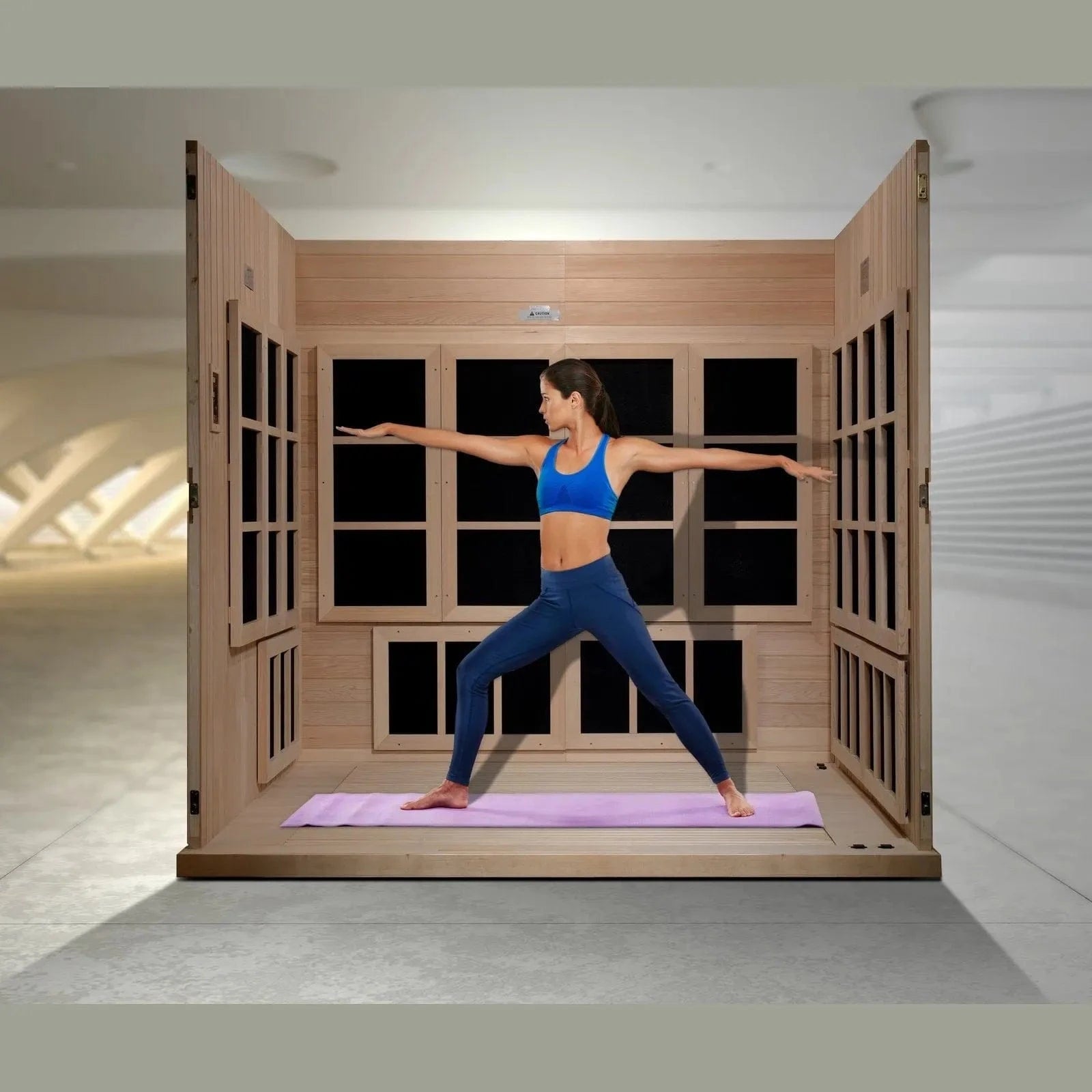 Golden Designs Sauna Golden Designs Catalonia 8-person Full Spectrum Near Zero EMF FAR Infrared ADA Sauna GDI-6880-02