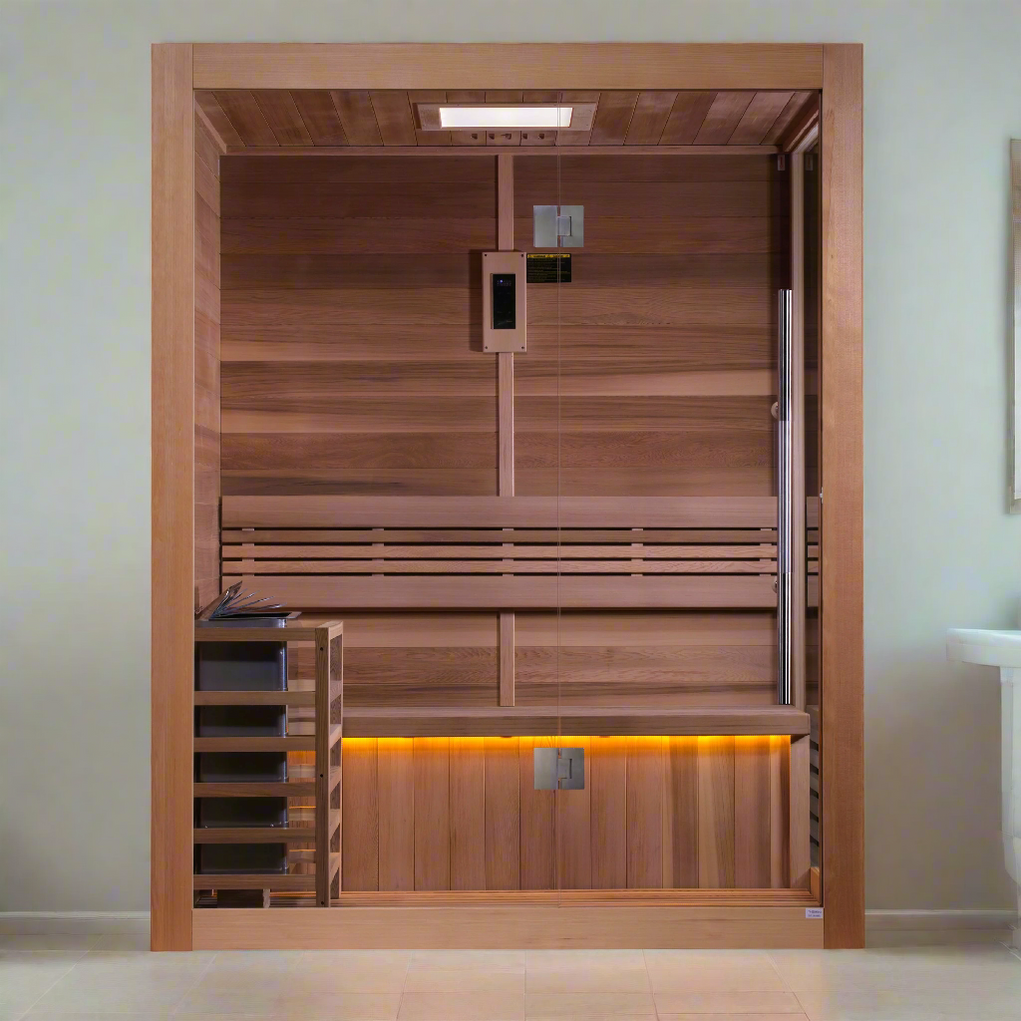 Golden Designs Sauna Golden Designs "Hanko Edition" 2 Person Indoor Traditional Sauna GDI-7202-01