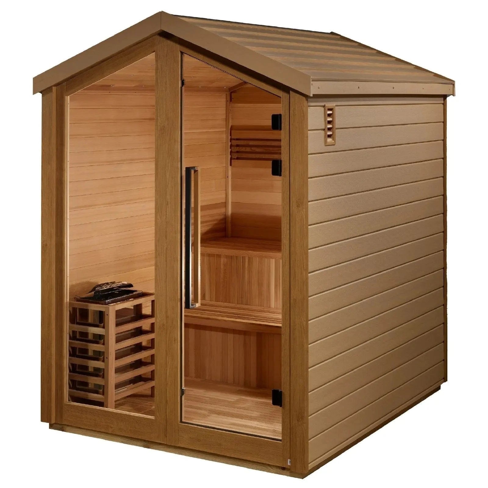 Golden Designs Sauna Golden Designs Kaarina 6 Person Outdoor Traditional Sauna GDI-8506-01