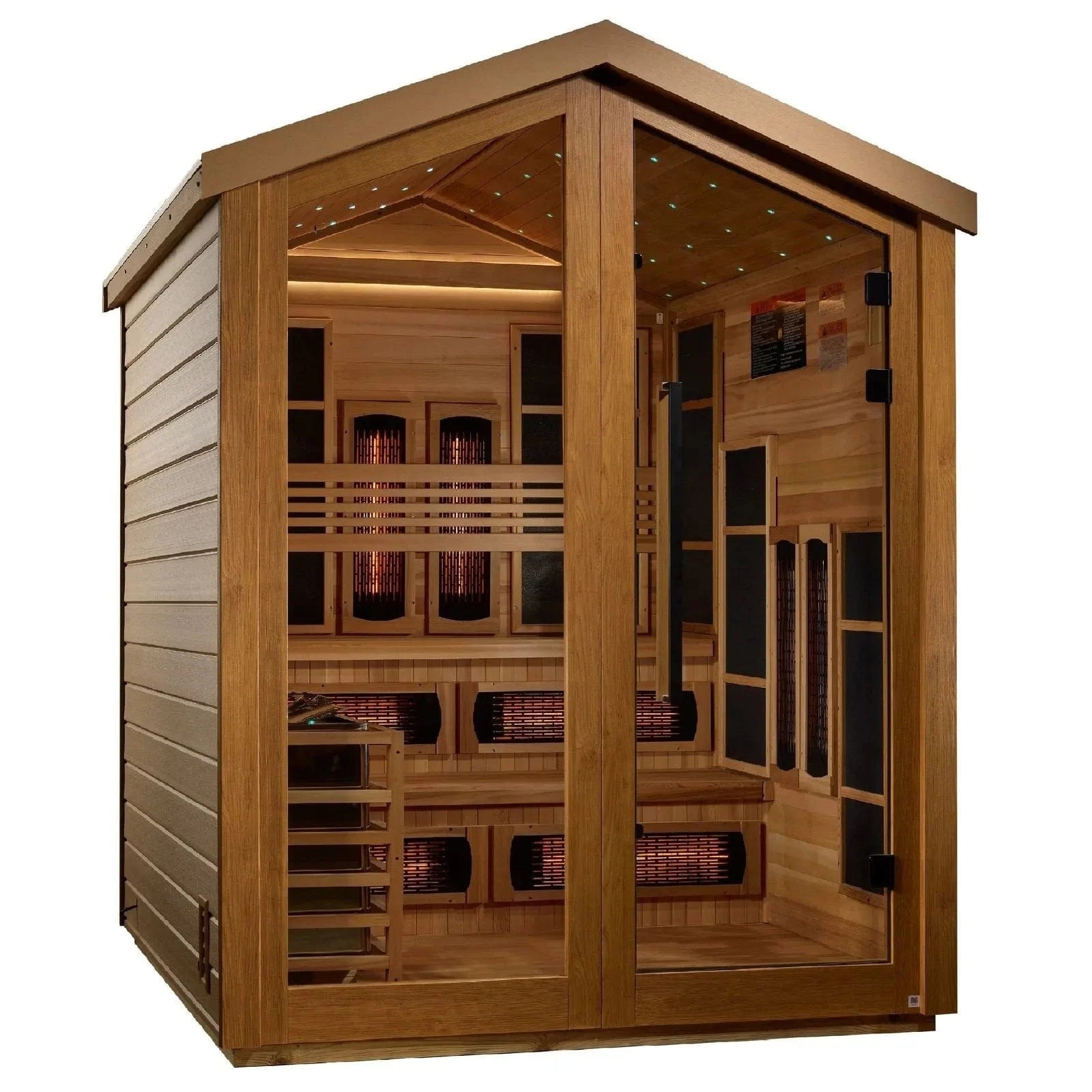 Golden Designs Sauna Golden Designs Kaskinen 6 Person Hybrid Outdoor Sauna GDI-8526-01