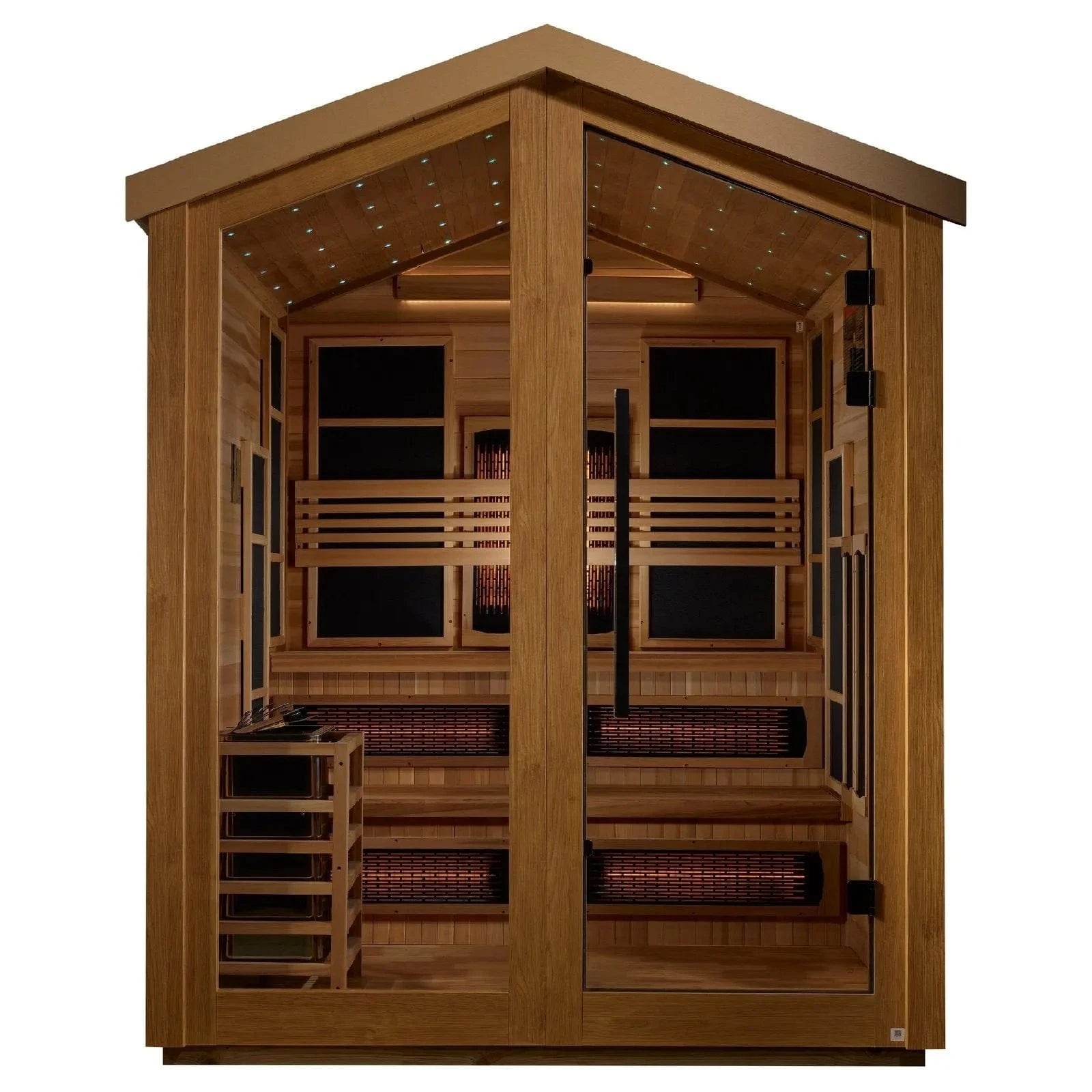 Golden Designs Sauna Golden Designs Kaskinen 6 Person Hybrid Outdoor Sauna GDI-8526-01