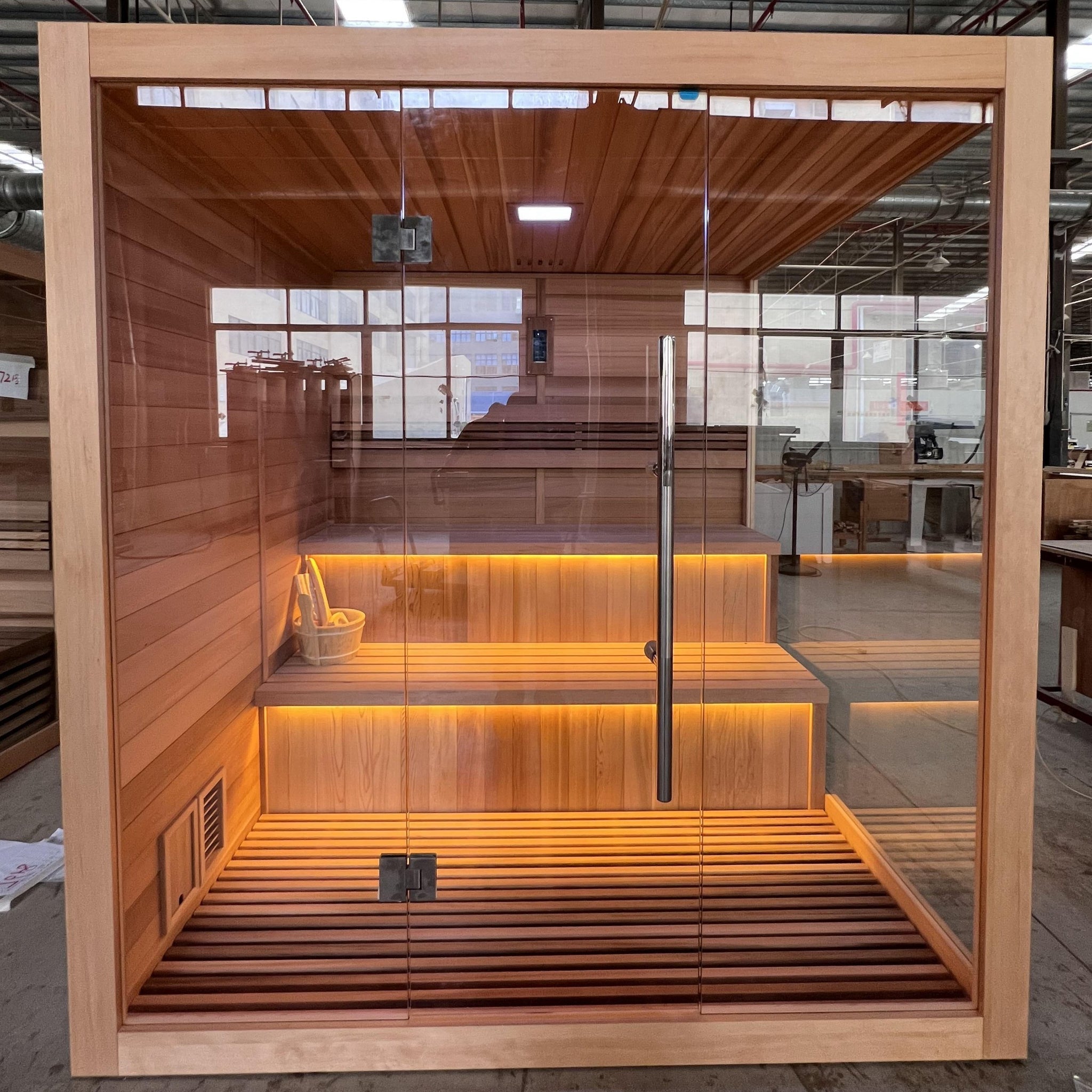Golden Designs Sauna Golden Designs "Kuusamo Edition" 6 Person Indoor Traditional Sauna GDI-7206-01