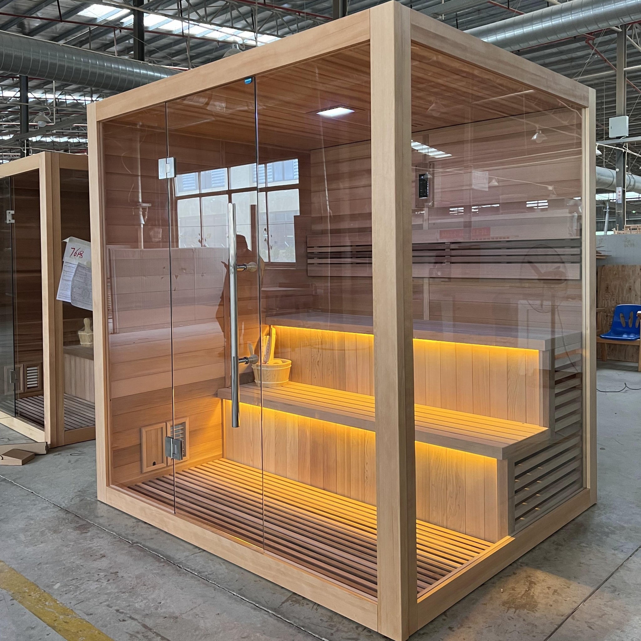 Golden Designs Sauna Golden Designs "Kuusamo Edition" 6 Person Indoor Traditional Sauna GDI-7206-01