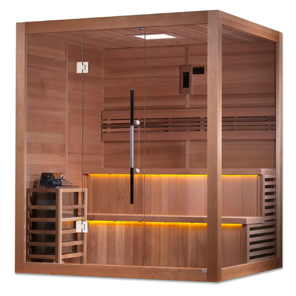Golden Designs Sauna Golden Designs "Kuusamo Edition" 6 Person Indoor Traditional Sauna GDI-7206-01