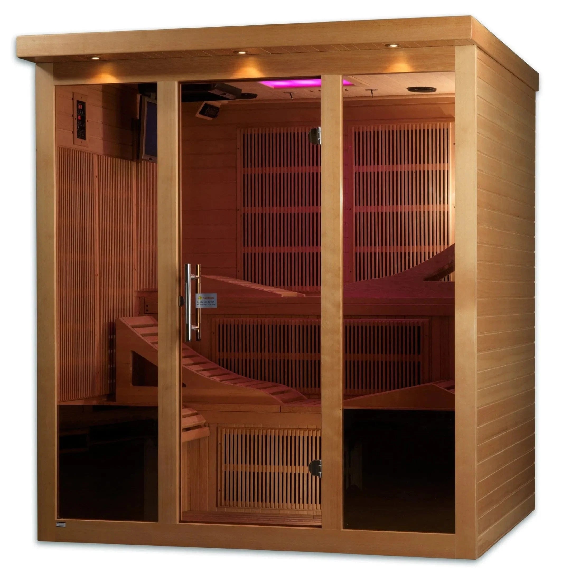 Golden Designs Sauna Golden Designs "Monaco" 6-person PureTech™ Near Zero EMF FAR Infrared Sauna
