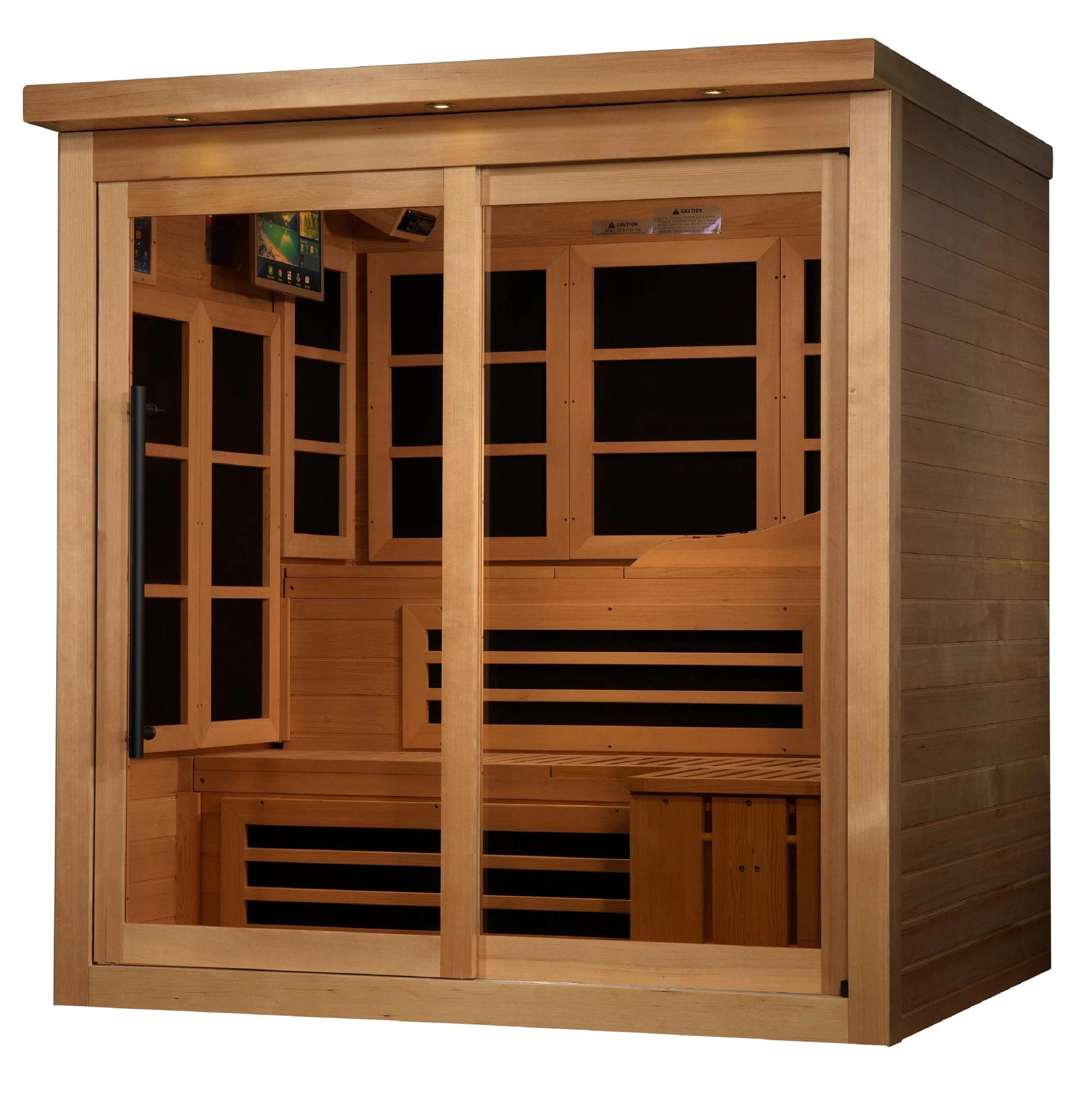 Golden Designs Sauna Golden Designs Monaco Limited Edition 6-person PureTech™ Near Zero EMF FAR Infrared Sauna