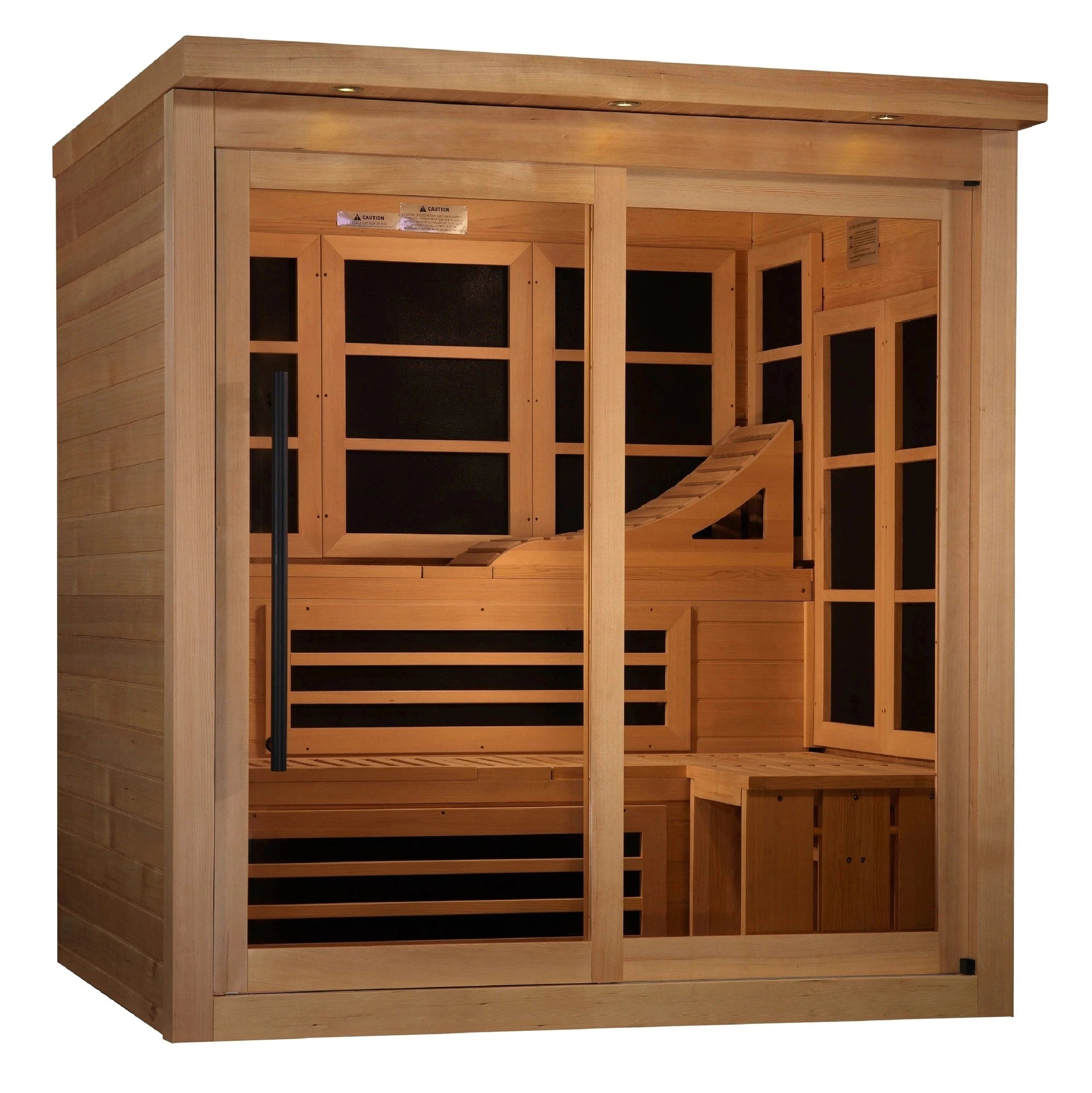 Golden Designs Sauna Golden Designs Monaco Limited Edition 6-person PureTech™ Near Zero EMF FAR Infrared Sauna