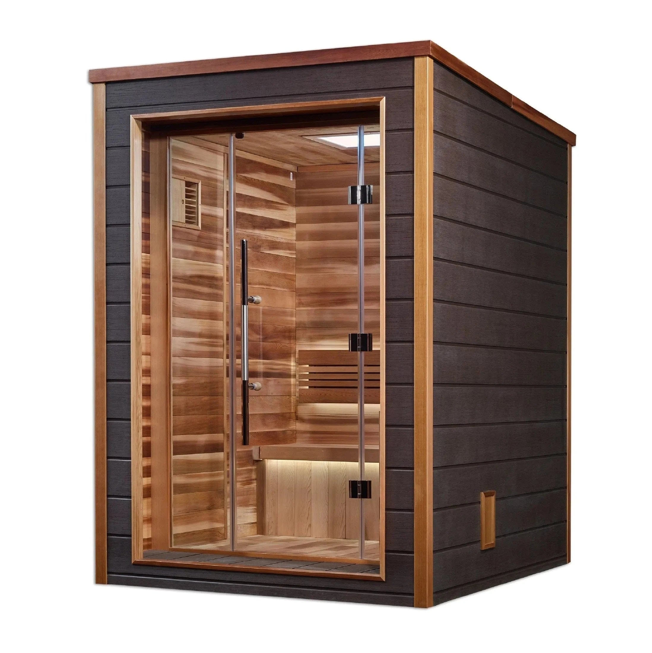 Golden Designs Sauna Golden Designs Narvik 2 Person Outdoor Traditional Sauna GDI-8202-01