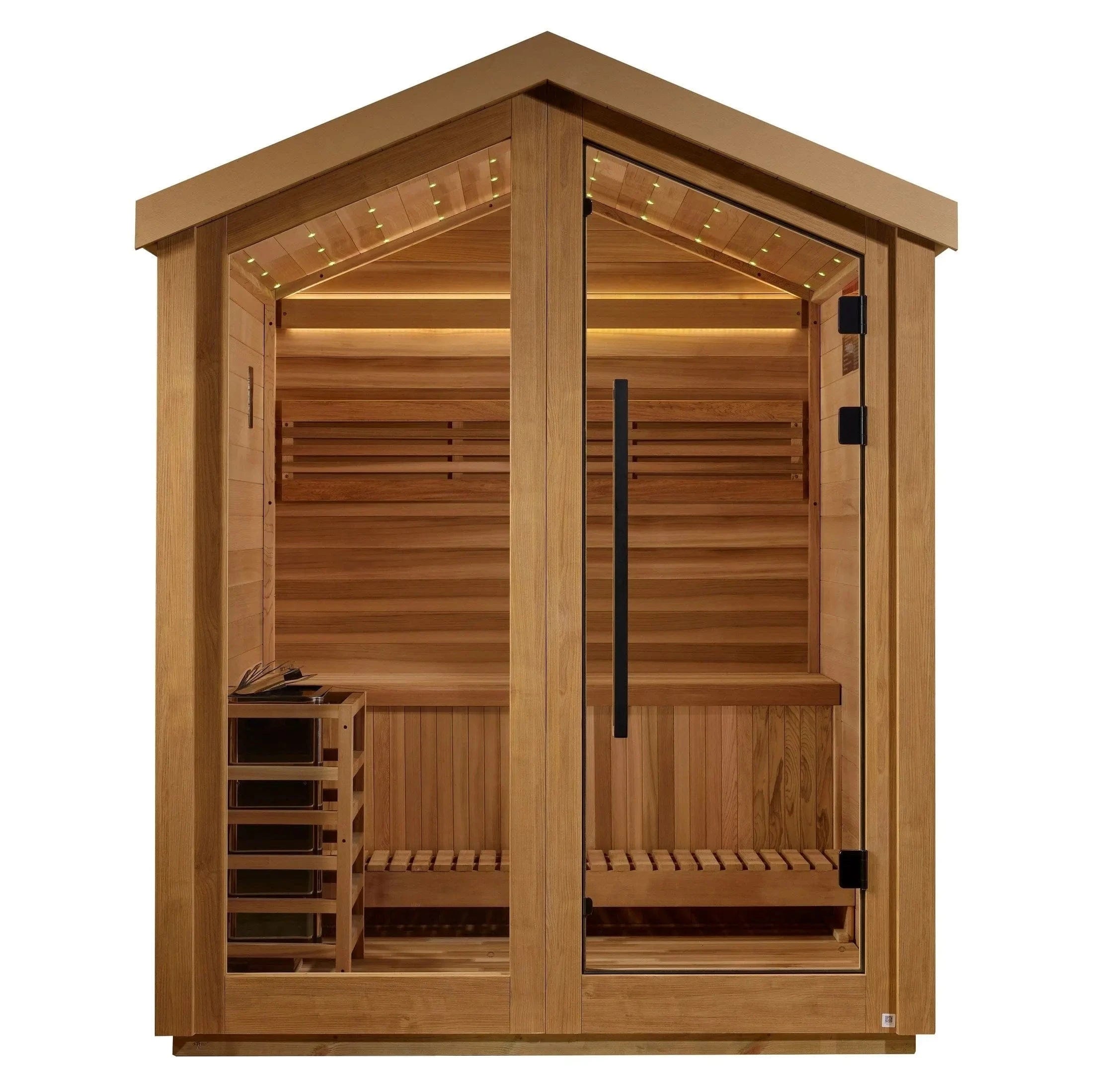 Golden Designs Sauna Golden Designs Savonlinna 3 Person Outdoor Traditional Sauna GDI-8503-01