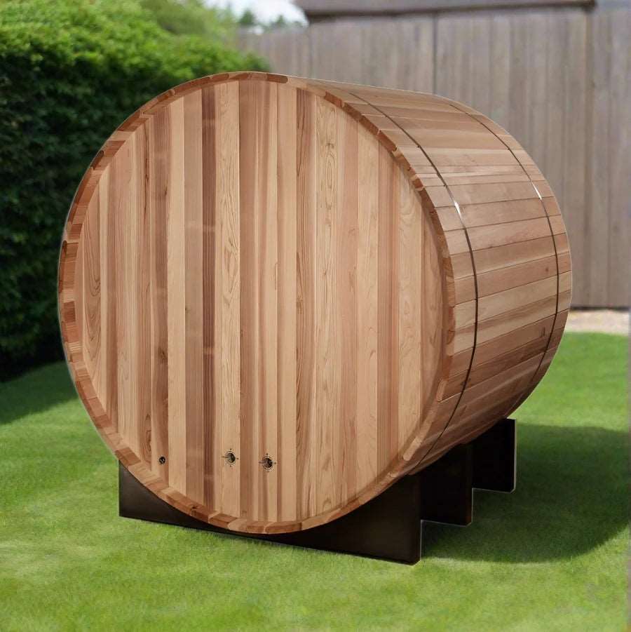 Golden Designs Sauna Golden Designs "St. Moritz" 2 Person Barrel Traditional Sauna GDI-B002-01