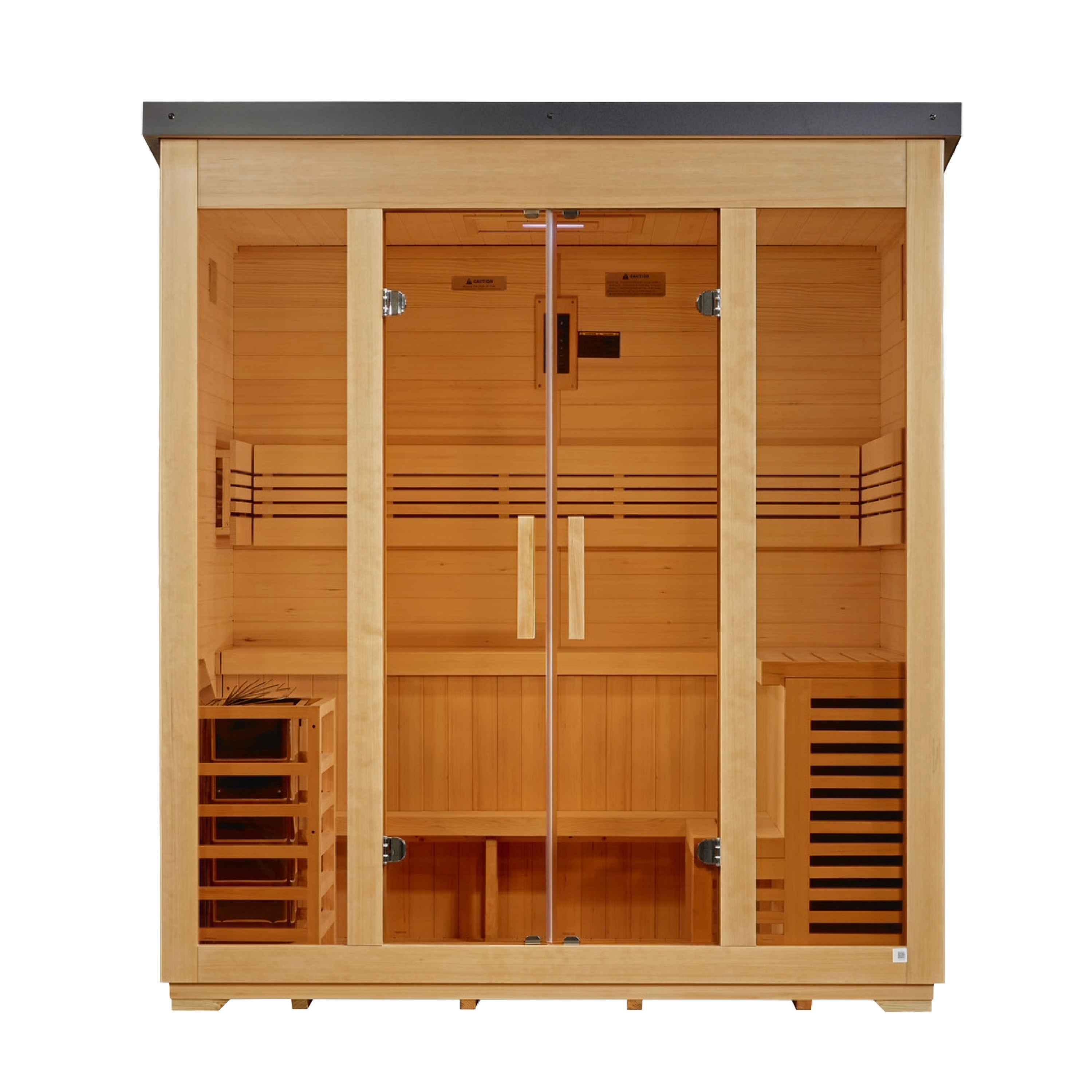 Golden Designs Sauna Golden Designs "Vorarlberg" 5 Person Traditional Outdoor Sauna GDI-8105-01