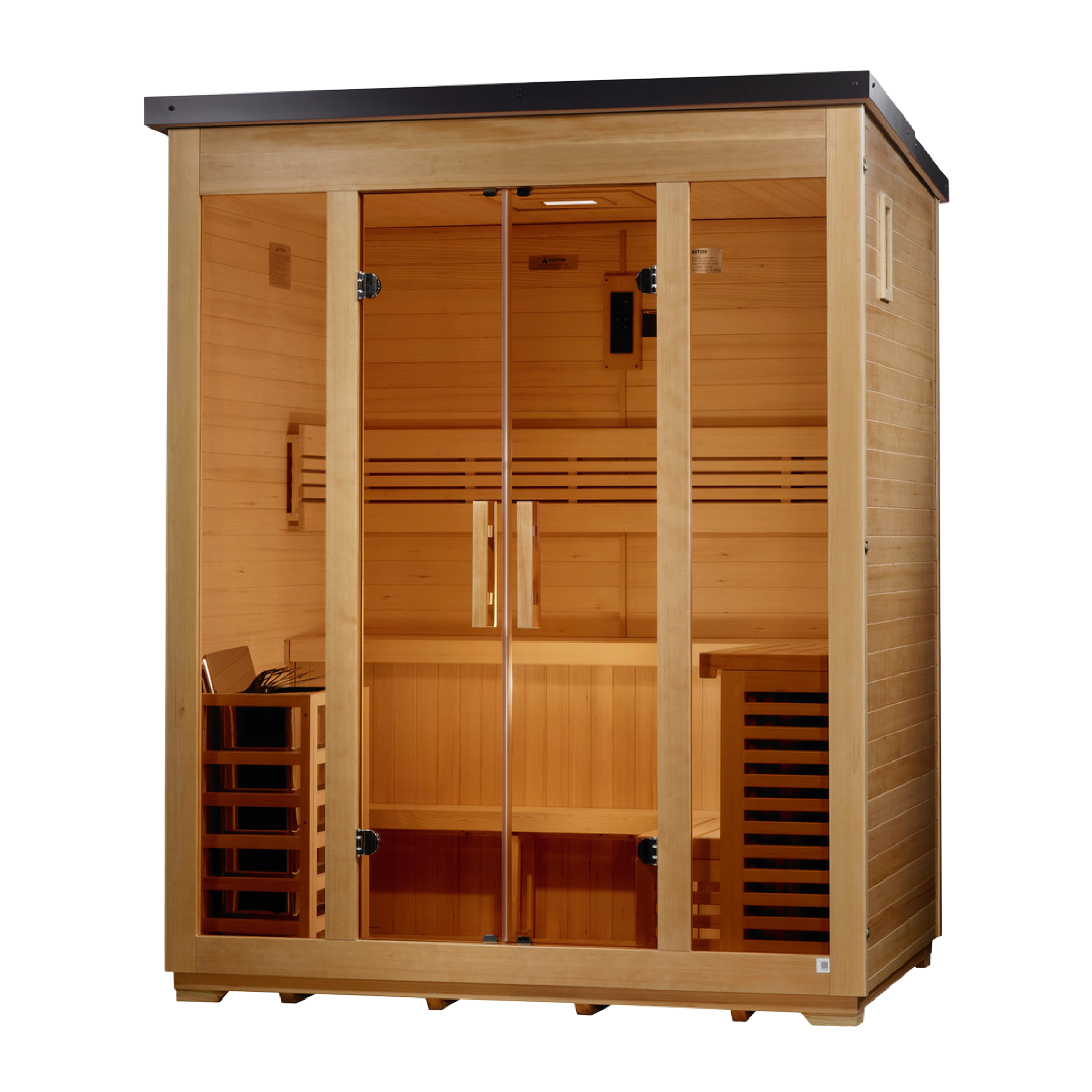 Golden Designs Sauna Golden Designs "Vorarlberg" 5 Person Traditional Outdoor Sauna GDI-8105-01