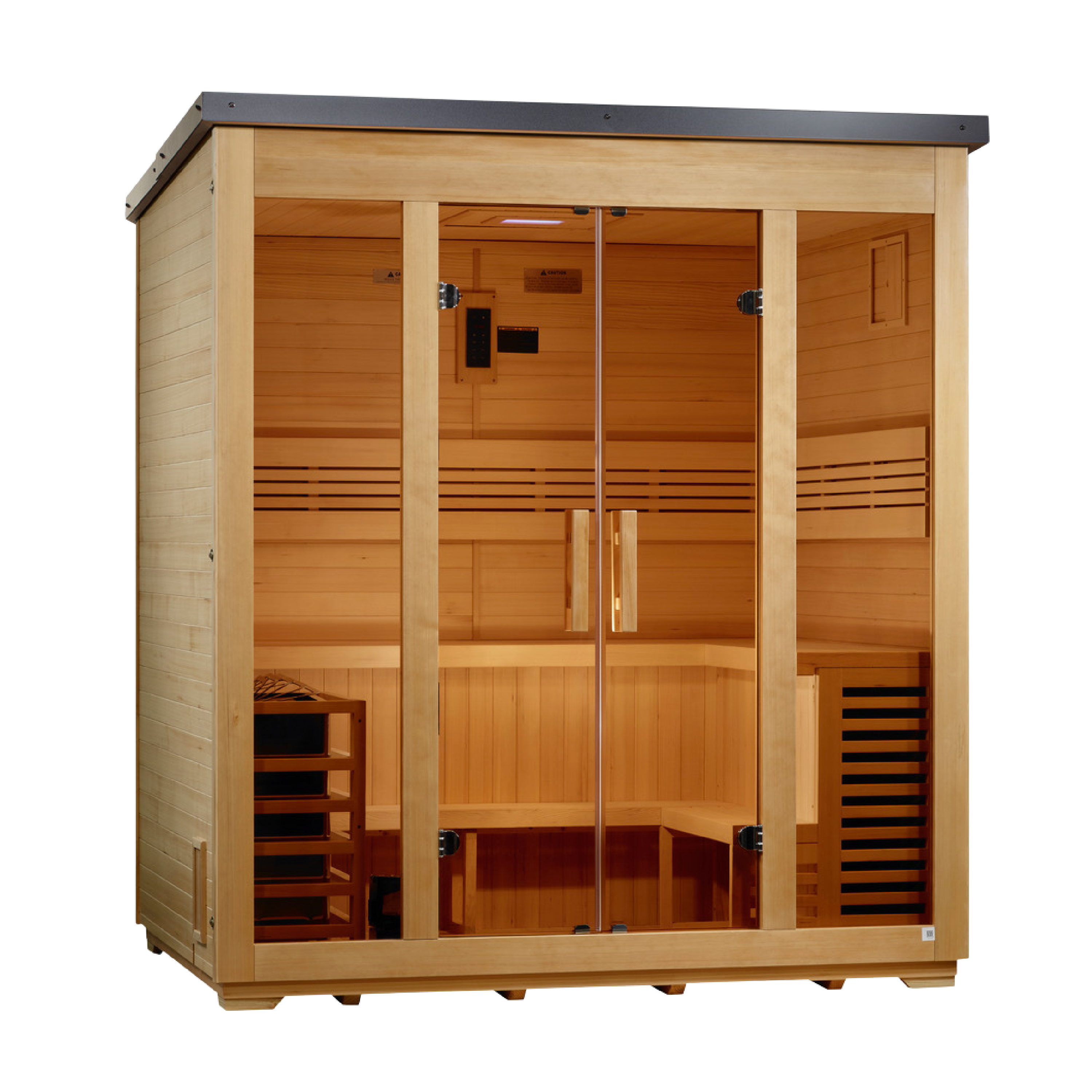 Golden Designs Sauna Golden Designs "Vorarlberg" 5 Person Traditional Outdoor Sauna GDI-8105-01