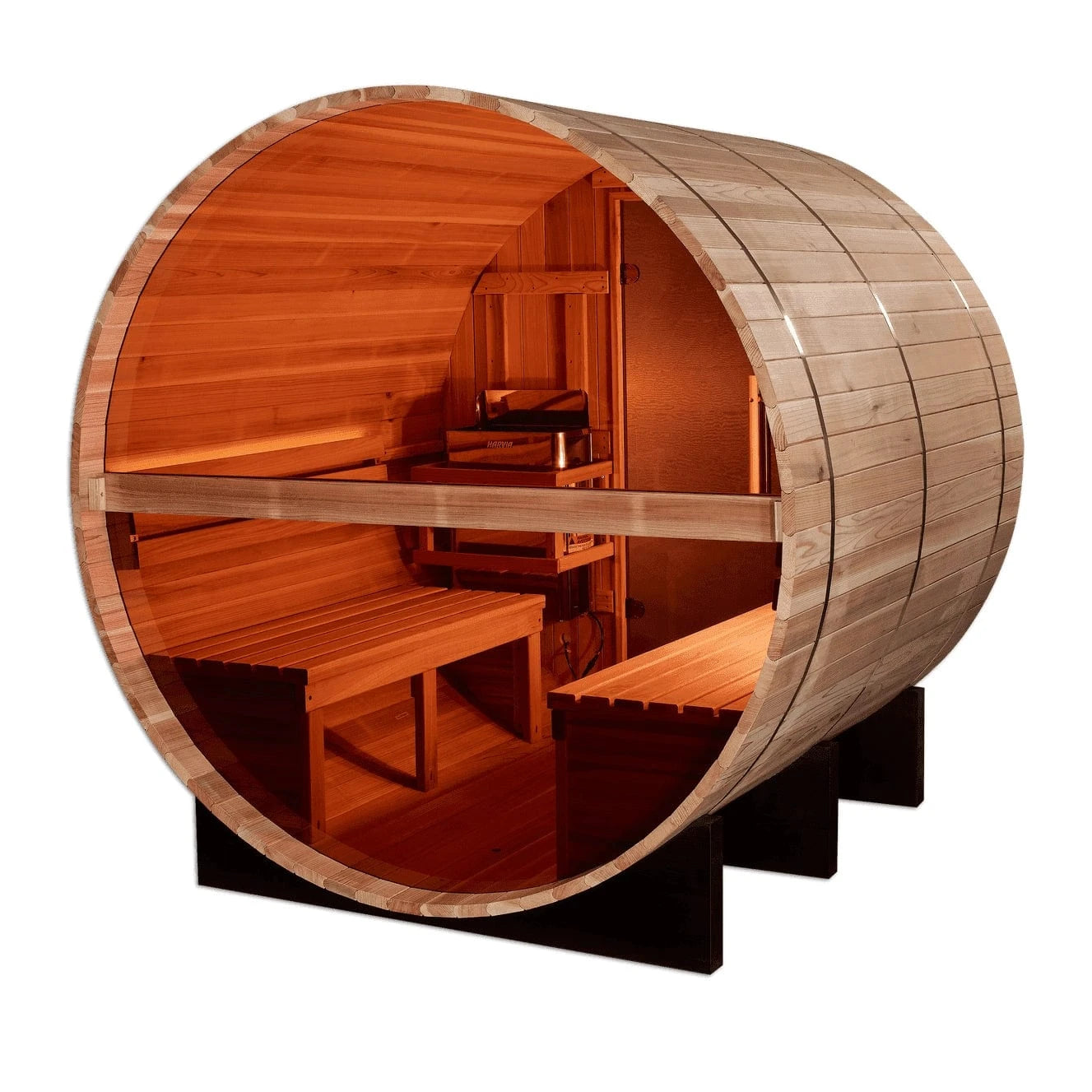 Golden Designs Sauna Golden Designs "Zurich" 4 Person Barrel Traditional Sauna GDI-B024-01