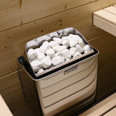 Harvia Harvia Sauna Heater Decorative Stones, Rounded, 5-10cm AC4000