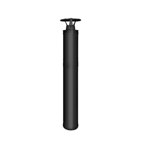 Harvia Harvia Sauna Wood Stove Chimney Extension, 1000mm, Black Steel WHP1000M