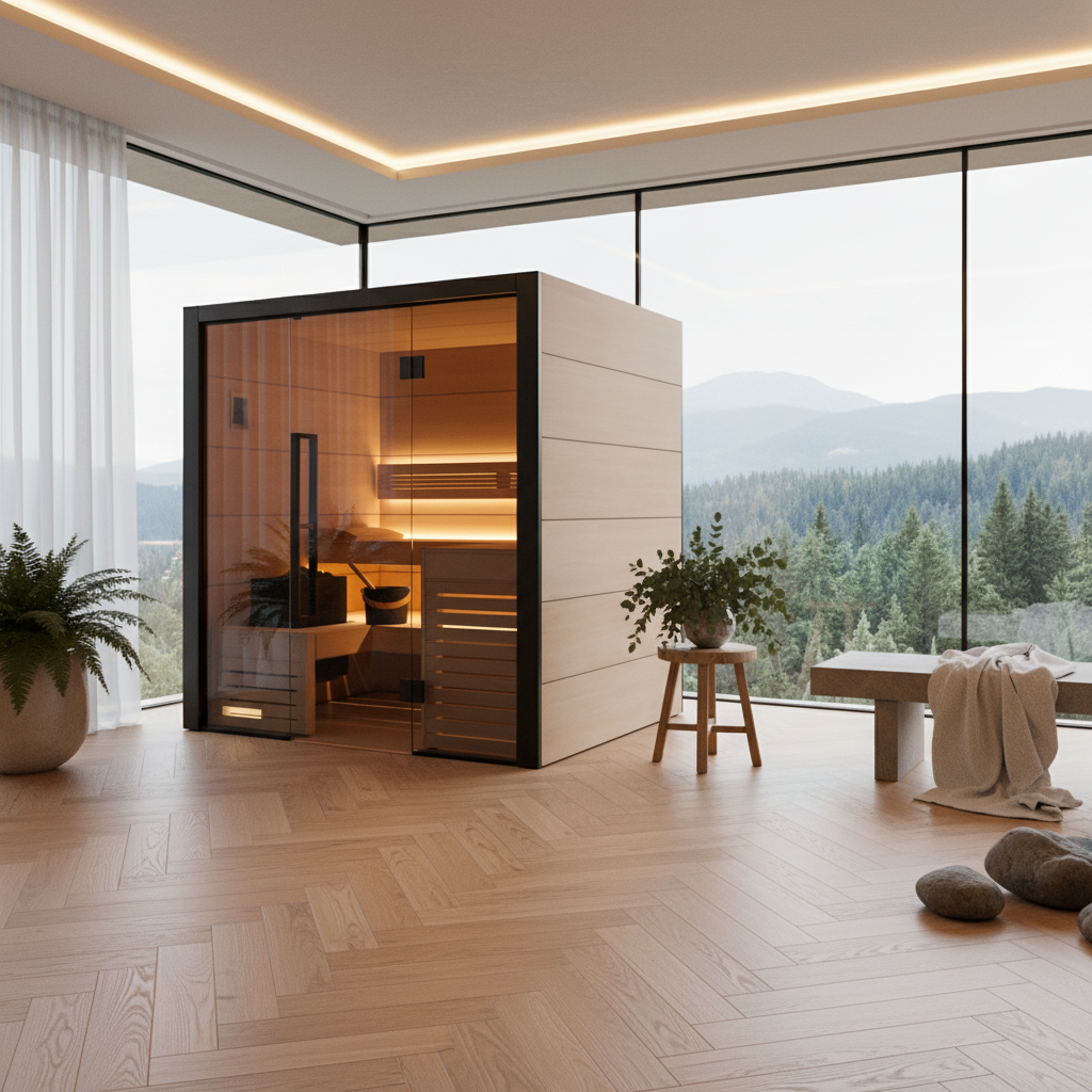 Harvia Sauna Harvia Fuji Pre-Assembled Indoor Sauna Cabin