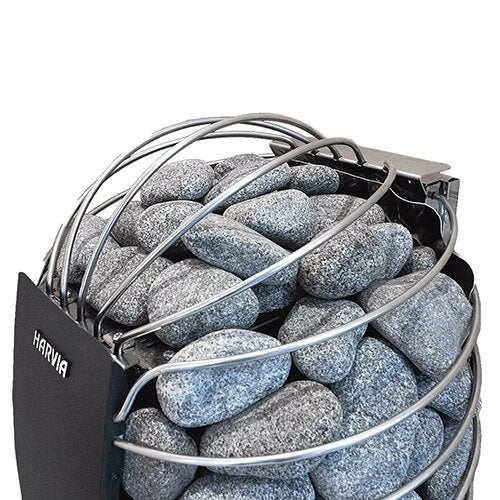 Harvia Sauna Heater 240V/1PH (Home use) Harvia Spirit SP90E Spirit Series 9kW Sauna Heater, Black