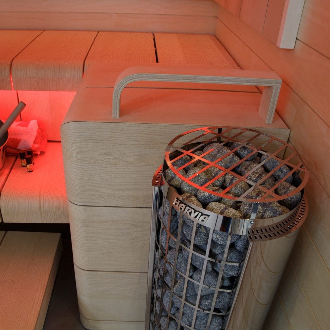 Harvia Sauna Heater Harvia Cilindro PC60 6 kW Electric Sauna Heater w/ Built-In Controls