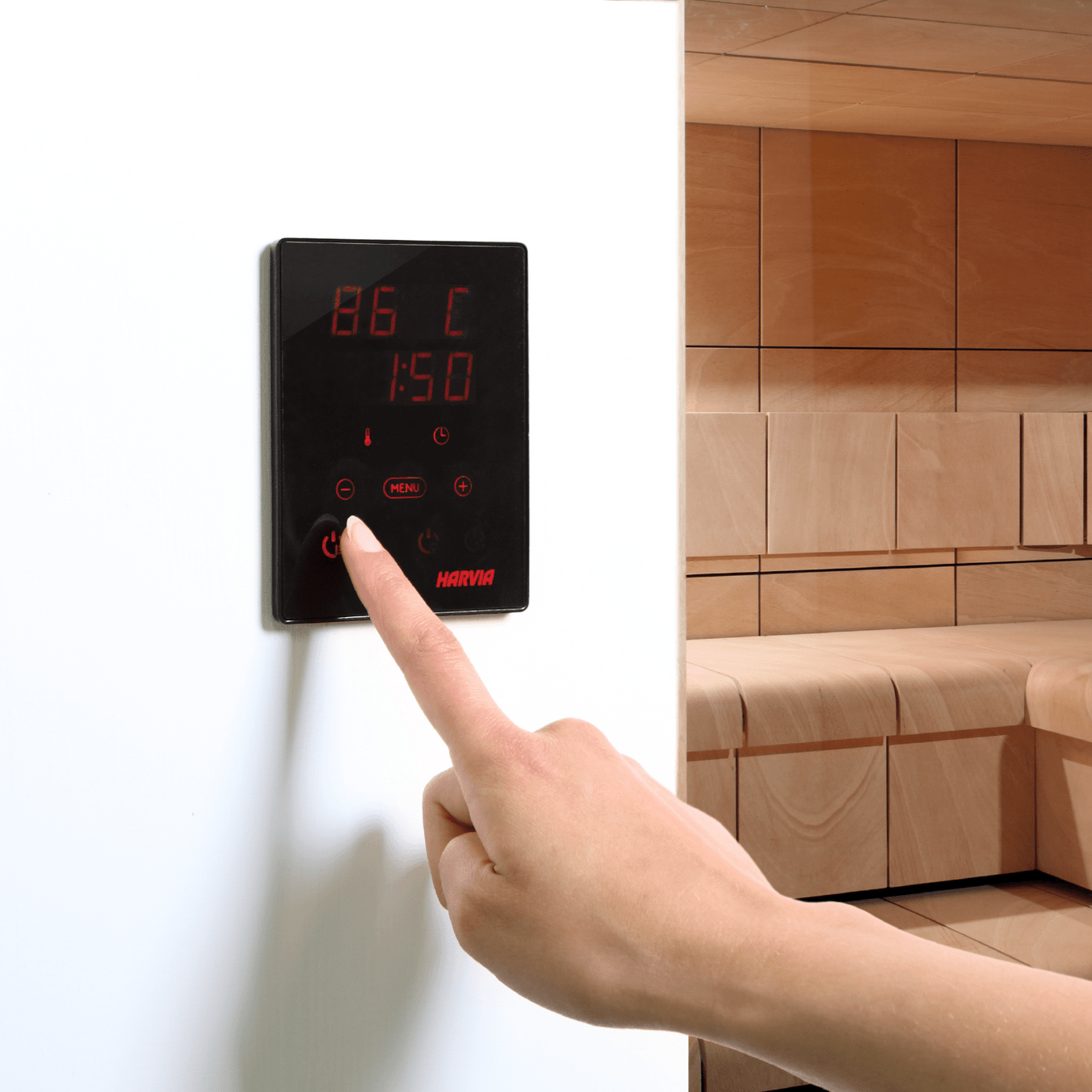 Harvia Sauna Heater Harvia KIP30B 3 kW Electric Sauna Heater w/ Built-in Controls