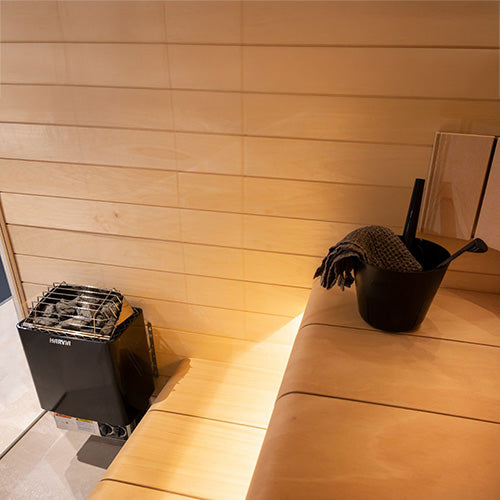 Harvia Sauna Heater Harvia KIP60B 6 kW Electric Sauna Heater w/ Built-in Controls Black