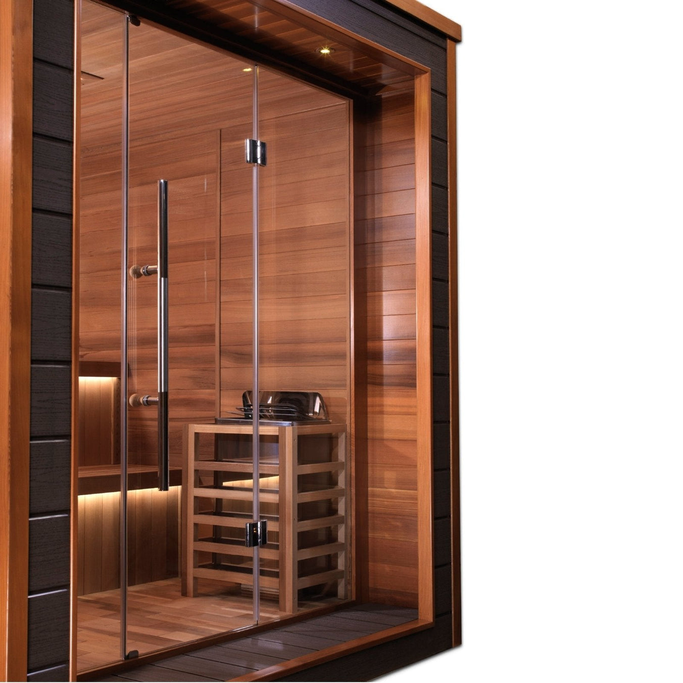 Harvia Sauna Heater Harvia The Wall Series, 6kW, Black Stainless Steel Sauna Heater, 240V 1PH HSW6U1B