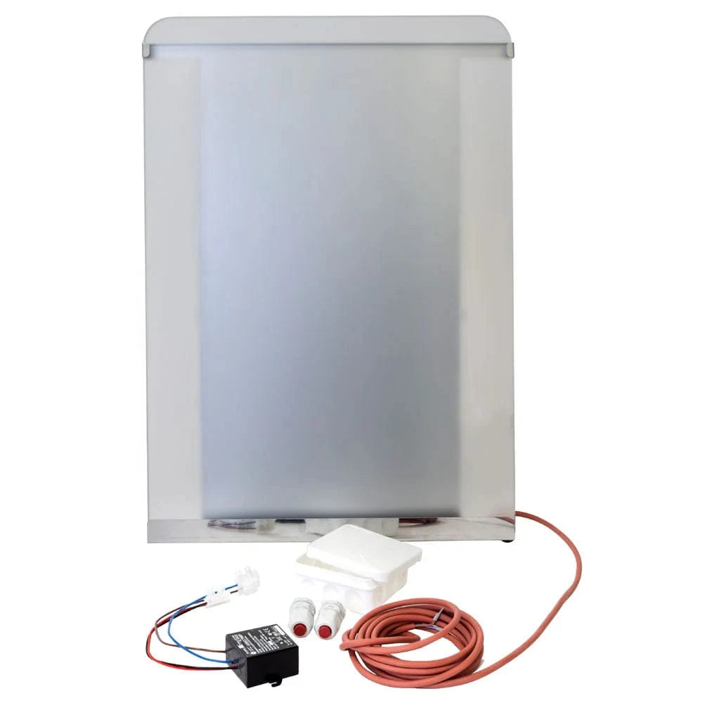 Harvia Sauna Heater Harvia The Wall Series, 6kW, Black Stainless Steel Sauna Heater, 240V 1PH HSW6U1B