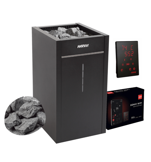 Harvia Sauna Heater Harvia Virta Combi HL110SA Steamer & Electric Sauna Heater Package