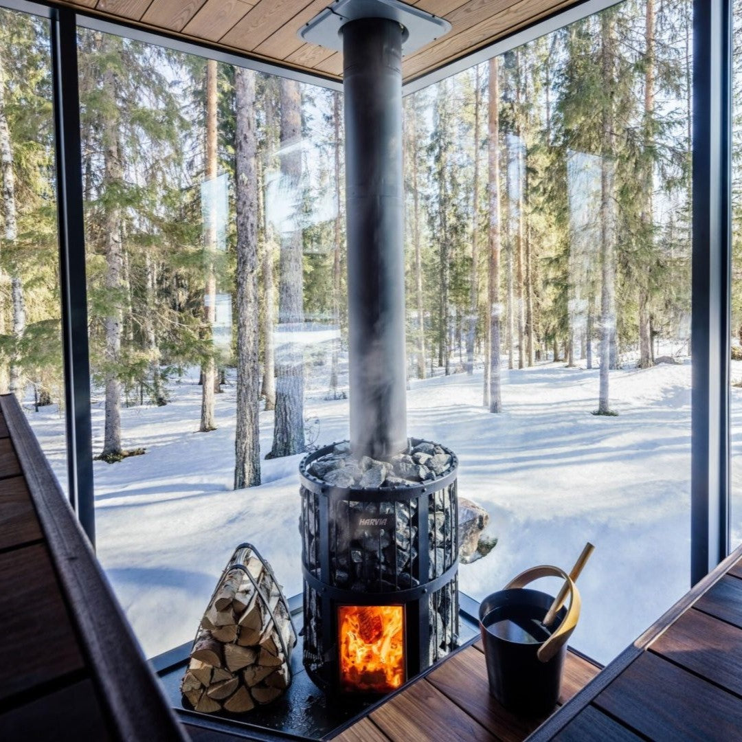 Harvia Sauna Stove Harvia Legend 240 Greenflame Wood-Burning Sauna Stove