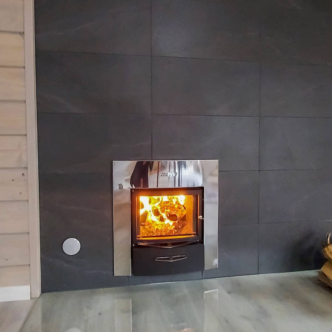 Harvia Sauna Stove Harvia Pro 20 Duo Steel Wood-Burning Sauna Stove
