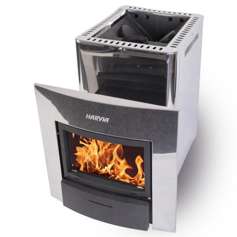 Harvia Sauna Stove Harvia Pro 20 Duo Steel Wood-Burning Sauna Stove