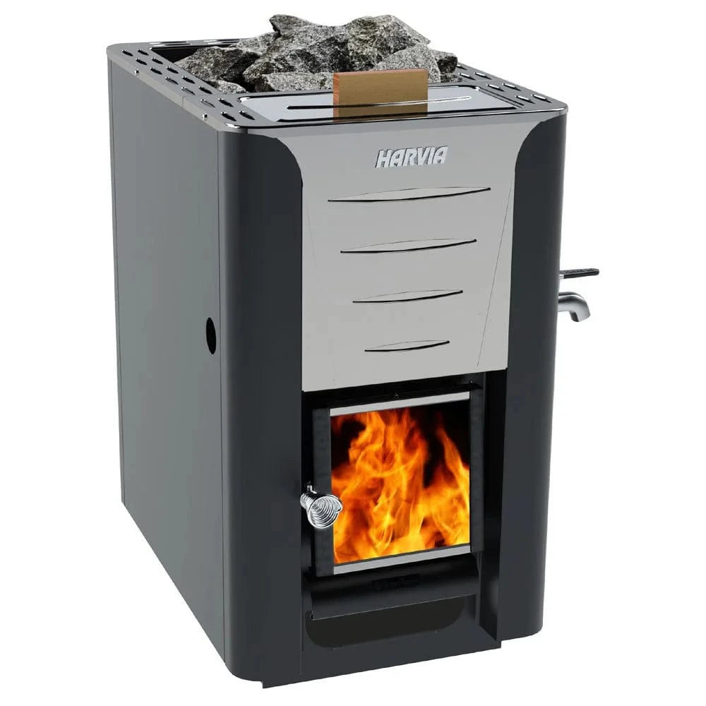 Harvia Sauna Stove Harvia Pro 20 ES Wood-Burning Sauna Stove w/ Water Tank WK200ES