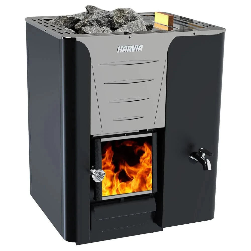 Harvia Sauna Stove Harvia Pro 20 RS Wood-Burning Sauna Stove w/ Water Tank