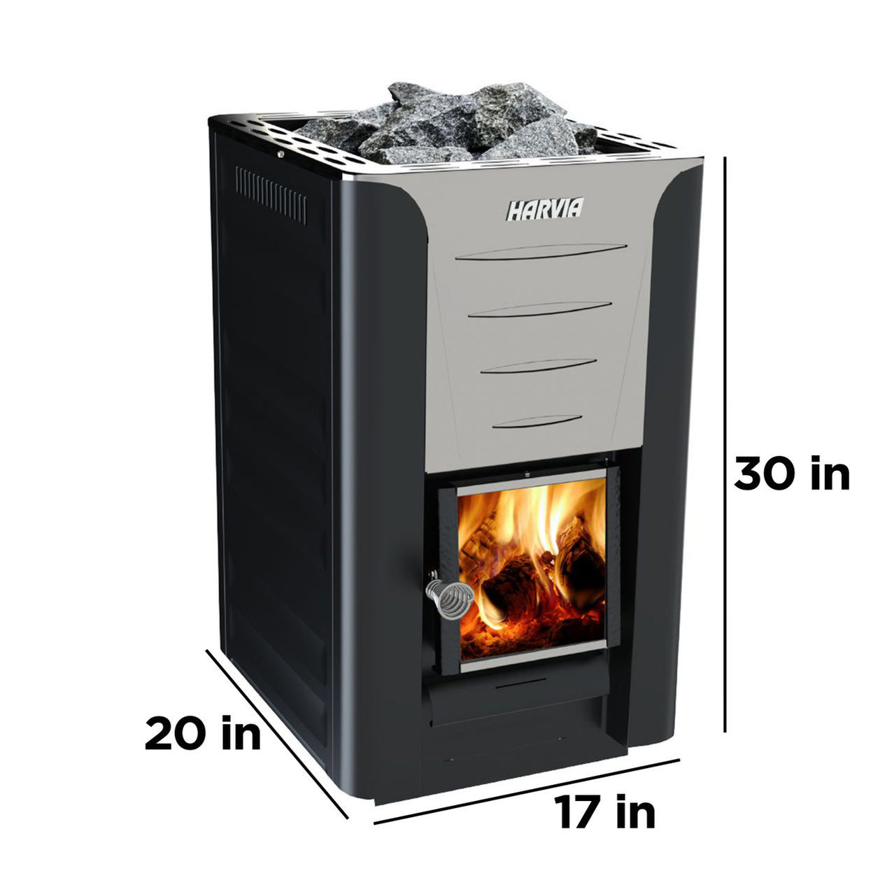 Harvia Sauna Stove Harvia Pro 20 WK200 Wood-Burning Sauna Stove