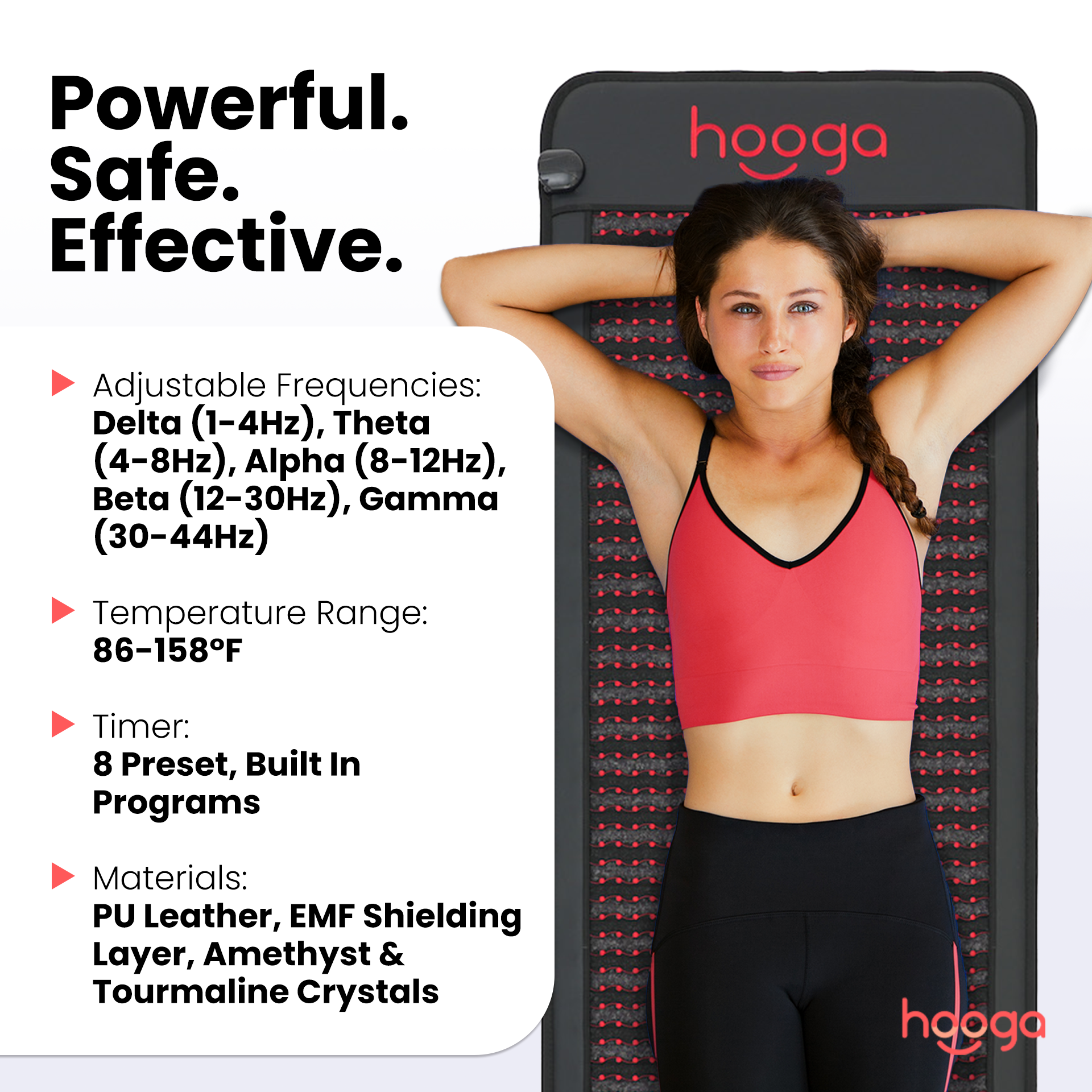 Hooga Hooga 73" x 29" Full Body Infrared PEMF Mat