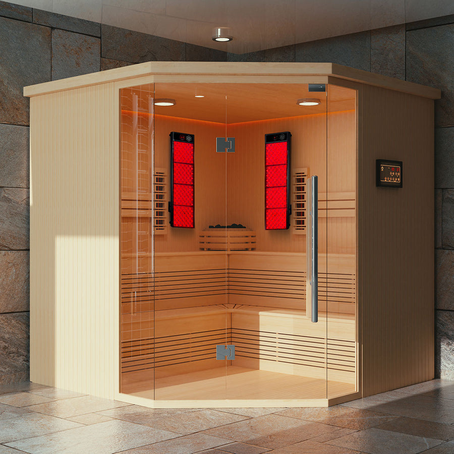 Hooga Hooga SaunaPRO Red Light Therapy Panel 40" x 10" | High-Temperature & Humidity Rated