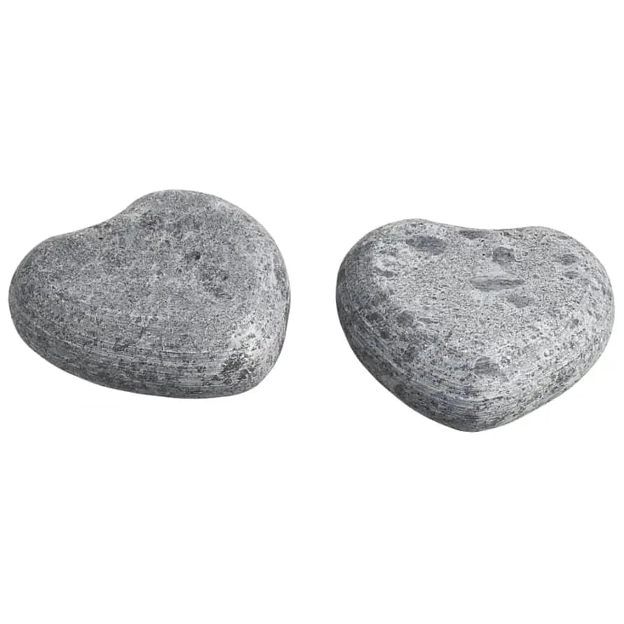 Hukka Hukka Lempi Sauna Massage Stones, Hearts, 2 Pcs