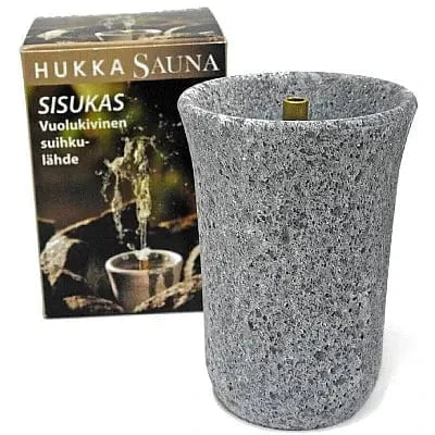 Hukka Hukka Sisukas Sauna Fountain and Essence Diffuser, Single Pillar, Small