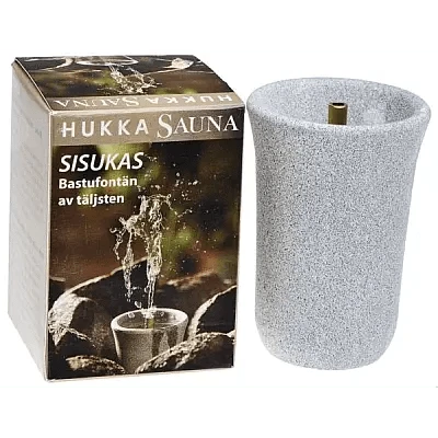 Hukka Hukka Sisukas Sauna Fountain and Essence Diffuser, Single Pillar, Small