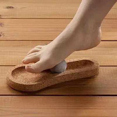 Hukka Hukka SoleJoy Sauna Massage Stones with Natural Cork Base, Spheres, 2 Pcs