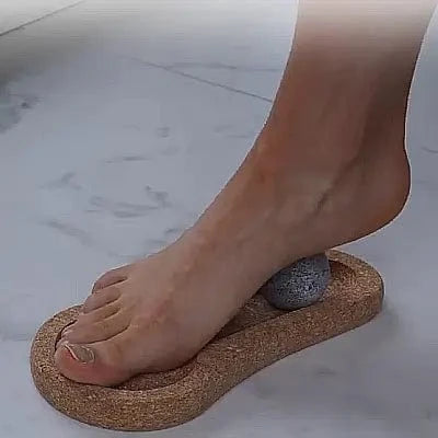 Hukka Hukka SoleJoy Sauna Massage Stones with Natural Cork Base, Spheres, 2 Pcs